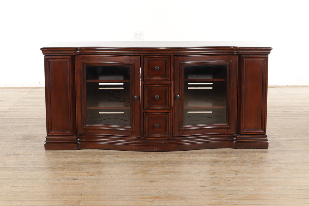 Oxford Cherry Entertainment Cabinet by Whalen