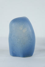 Load image into Gallery viewer, ARS Keramik Blue Owl Figurine Hand Made in Estonia Art Pottery
