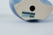 Load image into Gallery viewer, ARS Keramik Blue Owl Figurine Hand Made in Estonia Art Pottery
