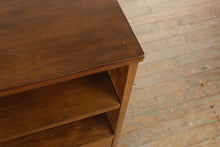 Load image into Gallery viewer, Ethan Allen Solid Wood Media Cabinet / Bookcase with Drawer
