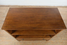 Load image into Gallery viewer, Ethan Allen Solid Wood Media Cabinet / Bookcase with Drawer
