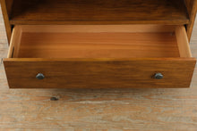 Load image into Gallery viewer, Ethan Allen Solid Wood Media Cabinet / Bookcase with Drawer
