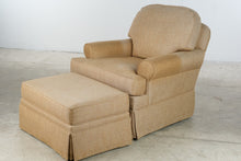 Load image into Gallery viewer, Ethan Allen Swivel Rocker Lounge Chair with Matching Ottoman
