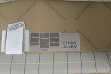 Load image into Gallery viewer, Ethan Allen Conor Loveseat Rolled Arm Upholstered Sofa British Style Plaid
