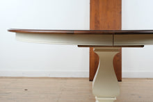 Load image into Gallery viewer, Ethan Allen Round Dining Table with Leaf Pedestal Base 60 Inch Traditional
