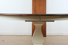 Load image into Gallery viewer, Ethan Allen Round Dining Table with Leaf Pedestal Base 60 Inch Traditional
