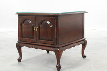 Load image into Gallery viewer, Ethan Allen Georgian Court Cherry Side Table with Cabinet
