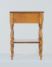 Load image into Gallery viewer, Ethan Allen Heirloom Nutmeg 27&quot; Tall Side Table
