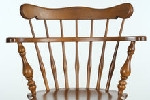 Load image into Gallery viewer, Ethan Allen Heirloom Nutmeg Swiveling Comb Back Windsor Chair
