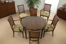 Load image into Gallery viewer, Ethan Allen Mid Century Dining Set - New Upholstery
