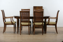 Load image into Gallery viewer, Ethan Allen Mid Century Dining Set - New Upholstery
