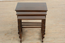 Load image into Gallery viewer, Ethan Allen Nesting Tables with Turned Legs
