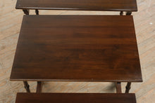 Load image into Gallery viewer, Ethan Allen Nesting Tables with Turned Legs
