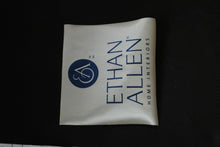 Load image into Gallery viewer, Pair of Ethan Allen Balta Seagrass Armchairs with Ottoman Basketweave Frame
