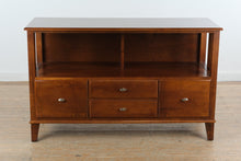 Load image into Gallery viewer, Ethan Allen Elements Sienna Wood Credenza Media Console Storage Cabinet

