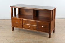 Load image into Gallery viewer, Ethan Allen Elements Sienna Wood Credenza Media Console Storage Cabinet

