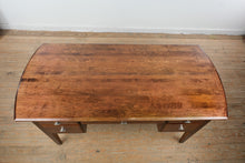 Load image into Gallery viewer, Ethan Allen Elements Sienna Wood Executive Desk 3 Drawer Writing Desk
