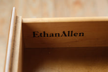 Load image into Gallery viewer, Ethan Allen Early American Secretary Desk Bookcase with Metal Fretwork Glass Doors

