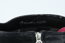 Load image into Gallery viewer, Etienne Aigner Womens Tall Riding Boots Black Leather Side Zip Size 8
