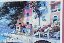 Load image into Gallery viewer, &quot;Entebbe&quot; Coastal Scene Print by Howard Behrens – Framed 40.5&quot; x 34.5&quot;
