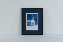 Load image into Gallery viewer, Harry Jarman Evening Snow Signed Numbered Print 114 of 350 Church Winter Art

