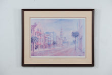 Load image into Gallery viewer, &quot;Evening in Charleston&quot; by Douglas Grier – Framed Print, 1989
