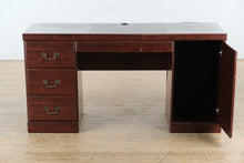 Load image into Gallery viewer, Traditional Cherry Finish Executive Desk – 60”
