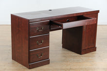 Load image into Gallery viewer, Traditional Cherry Finish Executive Desk – 60”
