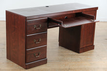 Load image into Gallery viewer, Traditional Cherry Finish Executive Desk – 60”
