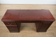 Load image into Gallery viewer, Traditional Cherry Finish Executive Desk – 60”
