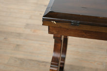 Load image into Gallery viewer, Rustic Folding Console to Dining Table – Expandable Trestle Base Design
