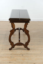 Load image into Gallery viewer, Rustic Folding Console to Dining Table – Expandable Trestle Base Design
