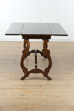 Load image into Gallery viewer, Rustic Folding Console to Dining Table – Expandable Trestle Base Design
