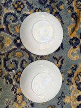 Load image into Gallery viewer, Vintage Transferware Mini Plates – Red “Bird &amp; Blossom” Pattern (Set of 2, 4” each)
