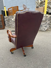 Load image into Gallery viewer, James Town Burgundy Leather Office Chair - La-Z-Boy
