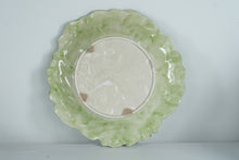 Load image into Gallery viewer, Fitz and Floyd Cabbage Leaf Serving Platter – 15&quot; Green Ceramic Plate
