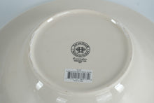 Load image into Gallery viewer, Fitz and Floyd Carrington Serving Bowl – Embossed Leaf Motif, Ivory &amp; Taupe
