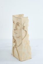 Load image into Gallery viewer, Currey and Company Etu Washed Mask Clay Sculpture Vase Whitewash Finish 14 Inch
