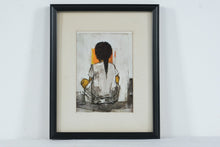 Load image into Gallery viewer, Christian Bjorn Larsen Kristina 1963 Danish Mid Century Modern Framed Print
