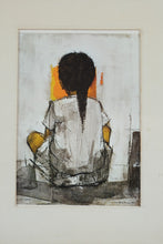 Load image into Gallery viewer, Christian Bjorn Larsen Kristina 1963 Danish Mid Century Modern Framed Print
