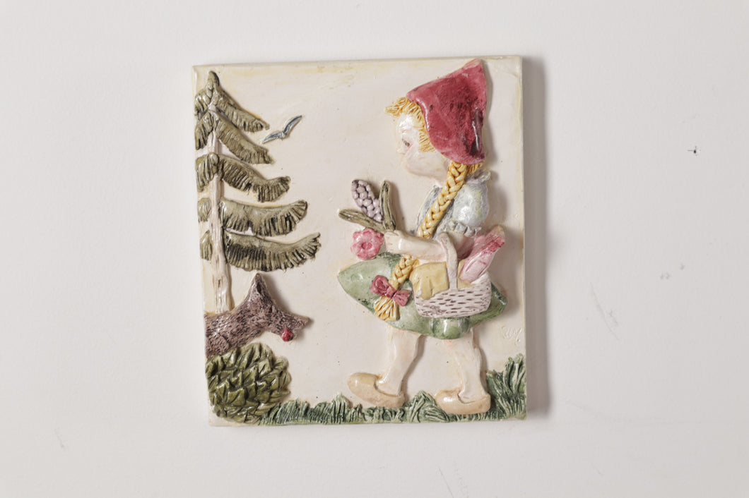 Fairy tale Plaque Little Red Riding Hood