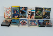 Load image into Gallery viewer, Family Favorites VHS Bundle – 12 Classic Kids &amp; Adventure Movies – Disney, Spielberg &amp; More
