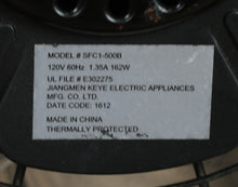 Load image into Gallery viewer, Jiangmen Keye Electric 20&quot; High-Velocity Floor Fan – Model SFC1-500B (120V, 162W)

