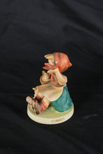 Load image into Gallery viewer, Vintage Goebel Hummel Farewell Figurine Girl With Lamb Basket TMK Porcelain

