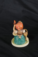 Load image into Gallery viewer, Vintage Goebel Hummel Farewell Figurine Girl With Lamb Basket TMK Porcelain
