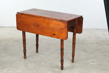 Load image into Gallery viewer, Antique Farmhouse Pine Drop Leaf Dining Table
