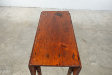 Load image into Gallery viewer, Antique Farmhouse Pine Drop Leaf Dining Table
