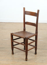 Load image into Gallery viewer, Antique Farmhouse Chair with Woven Seat
