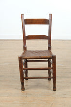 Load image into Gallery viewer, Antique Farmhouse Chair with Woven Seat
