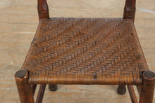 Load image into Gallery viewer, Antique Farmhouse Chair with Woven Seat
